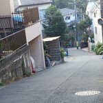 生田東高入口の坂